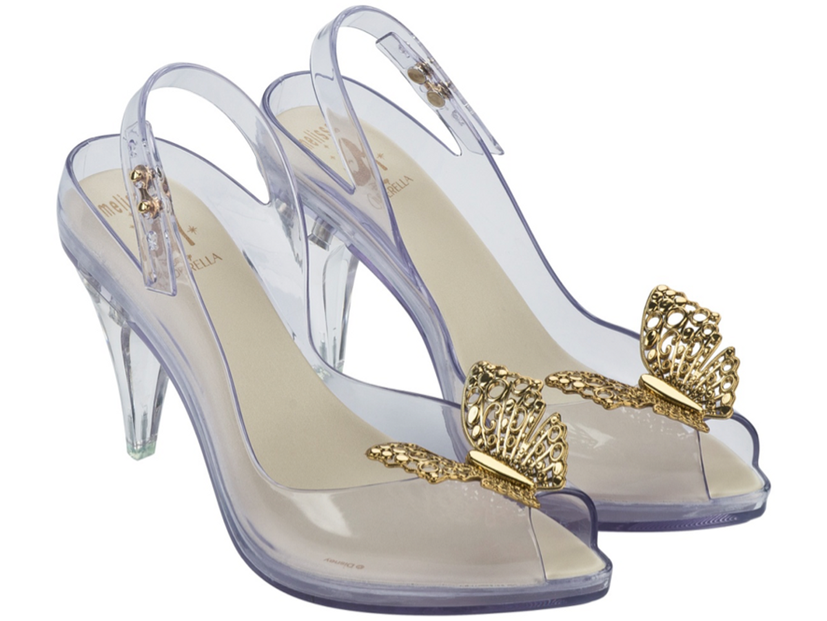 sandalia transparente melissa