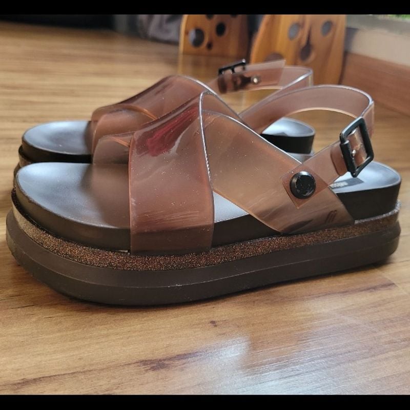 Melissa Cosmic Sandal Ii Awaytomars Rasteira Feminina Melissa Usado 88575134 enjoei