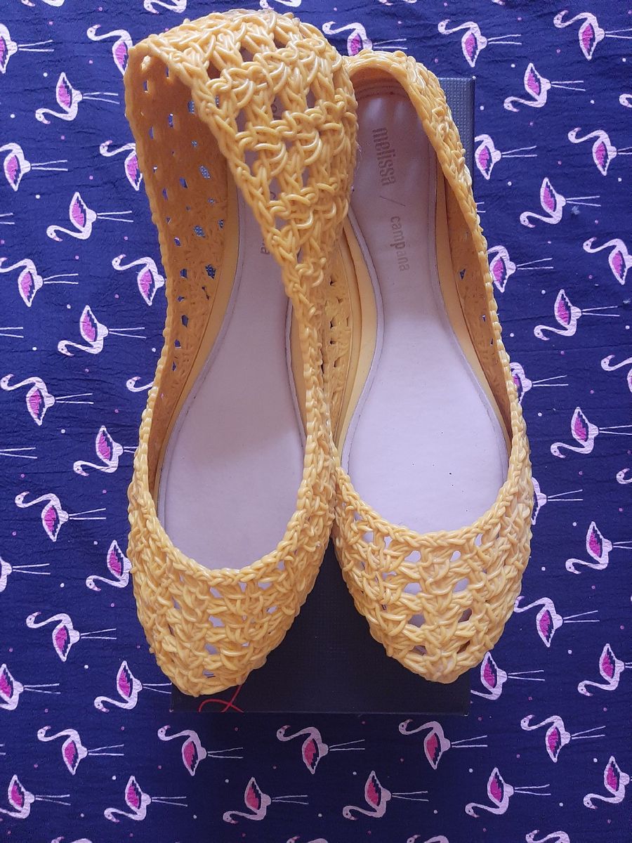 Melissa Crochet Sapatilha Feminina Melissa Usado 47806166 enjoei