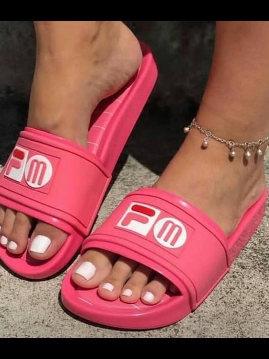 sandalia fila com melissa
