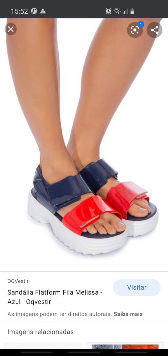 melissa fila sandals