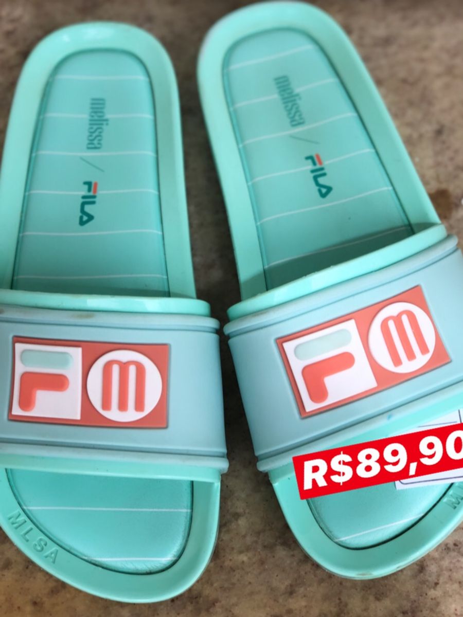 fila e melissa chinelo