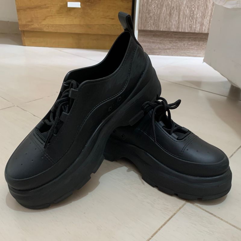 Melissa Funky Plataforma Preta 38 Melissa Usado 111338524 enjoei