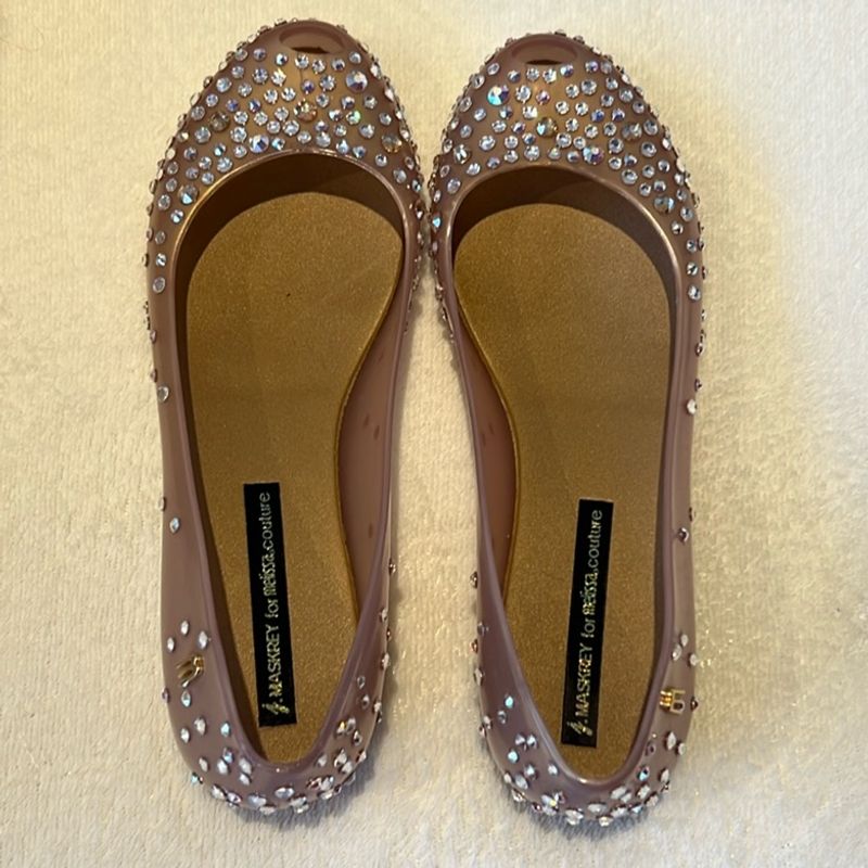 メリッサ　スワロフスキー Melissa J MASKREY SWAROVSKI Melissa J.Maskrey Swarovski Dourada em Perfeito Estado