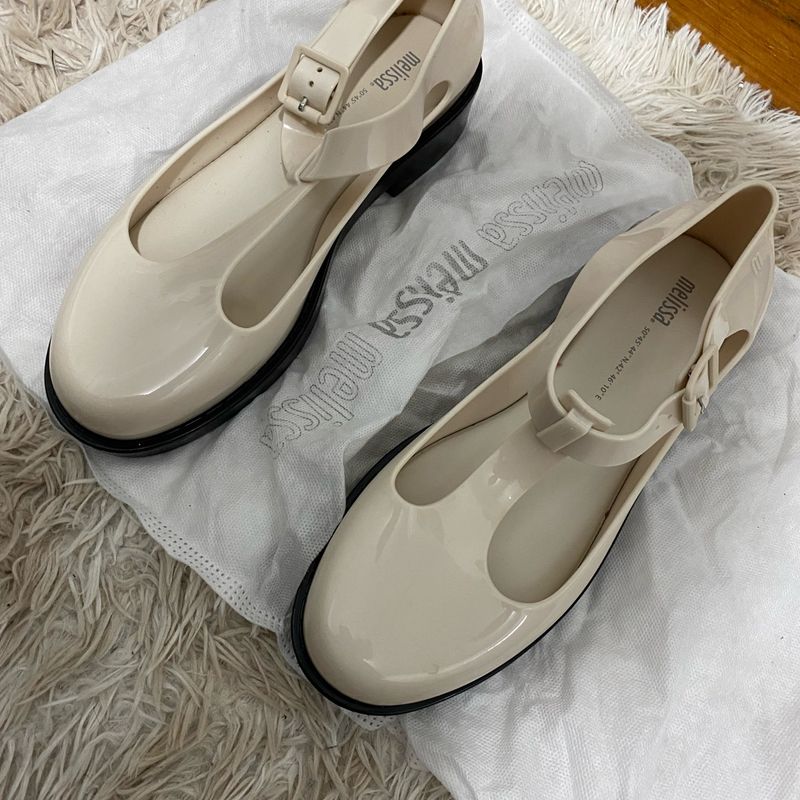 Melissa Jackie Sapato Preto Melissa Melissa Jackie Tamanho 38 Bege - Main Image