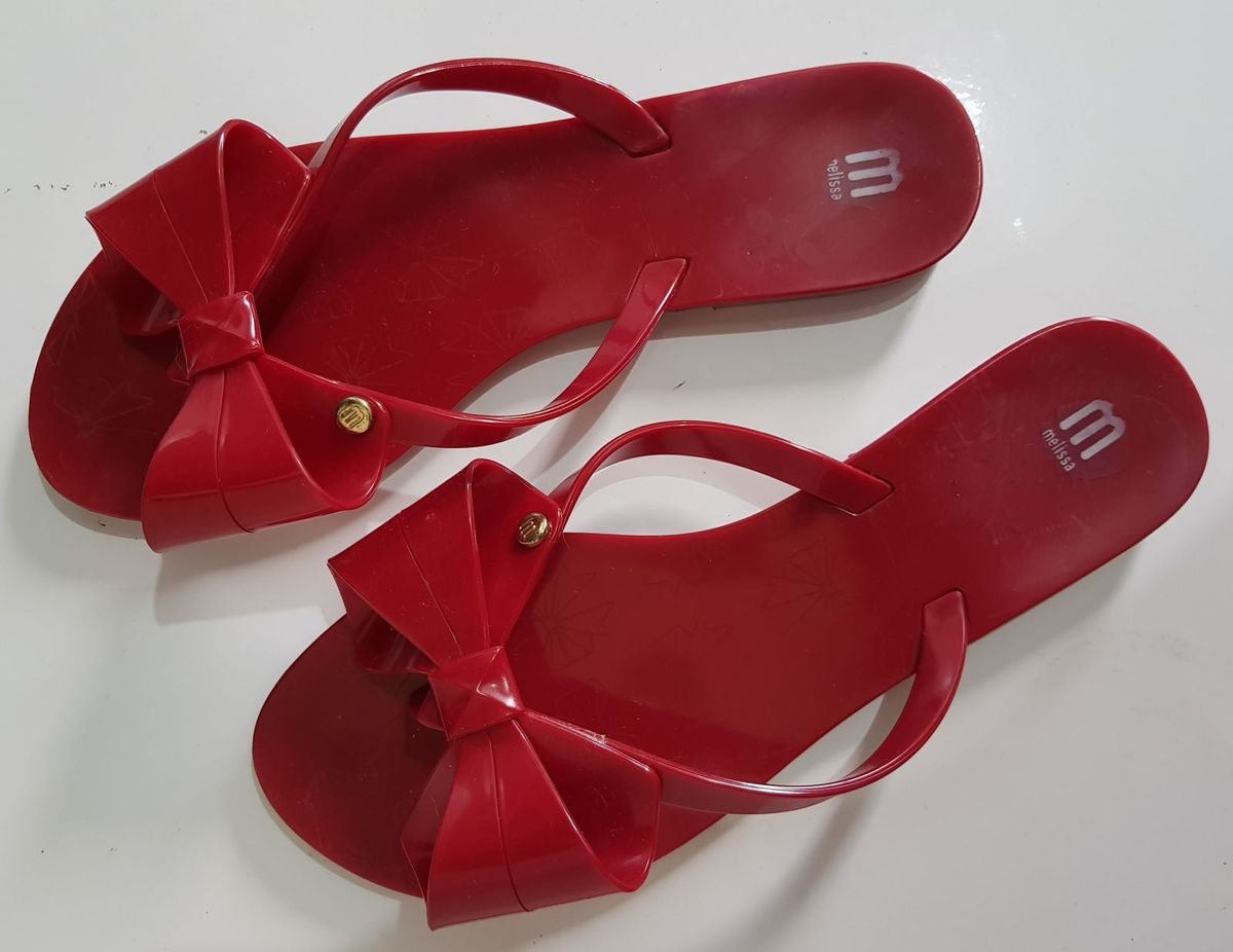 melissa 2018 rasteirinha de laço