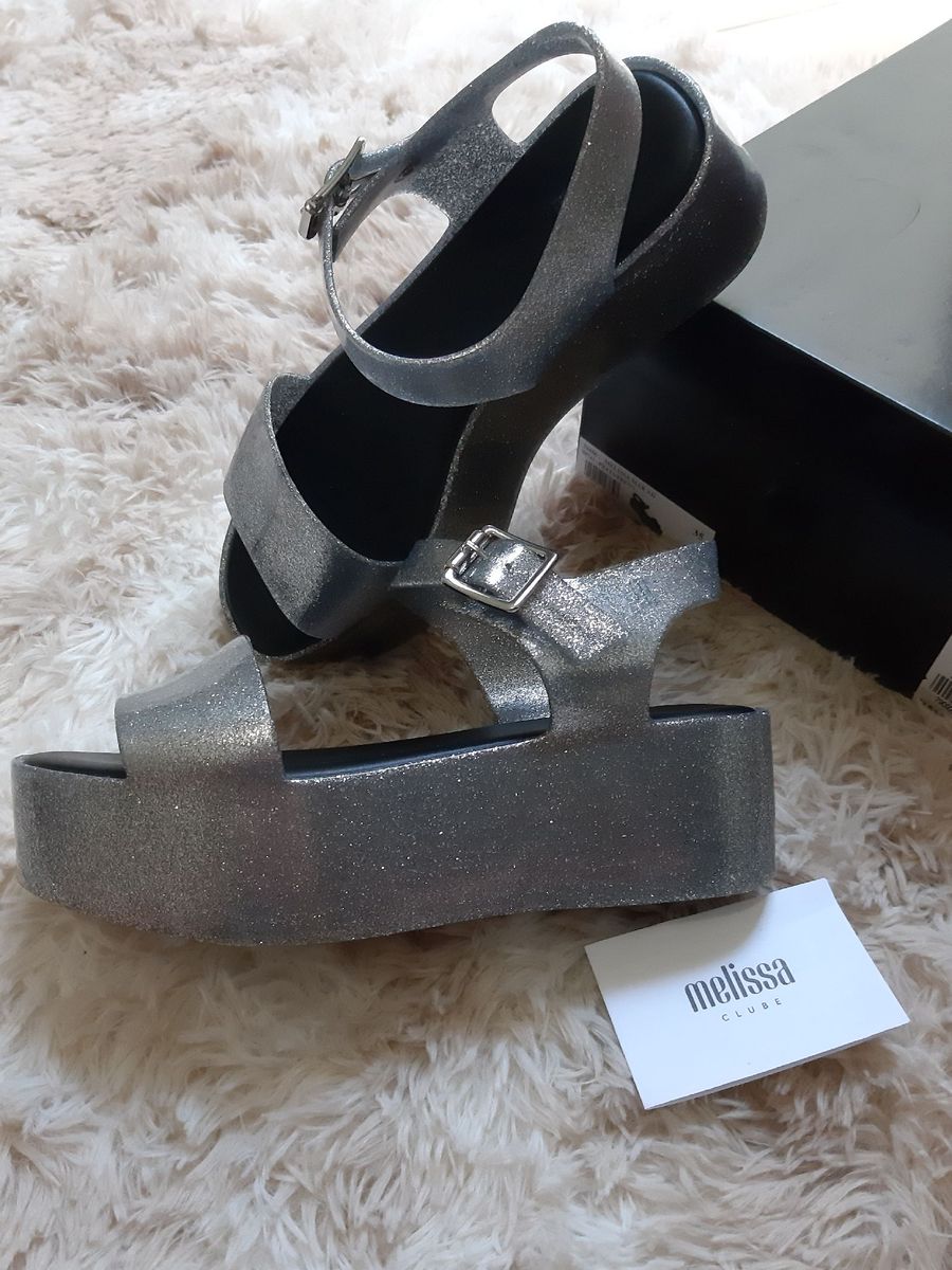 melissa mar sandal prata