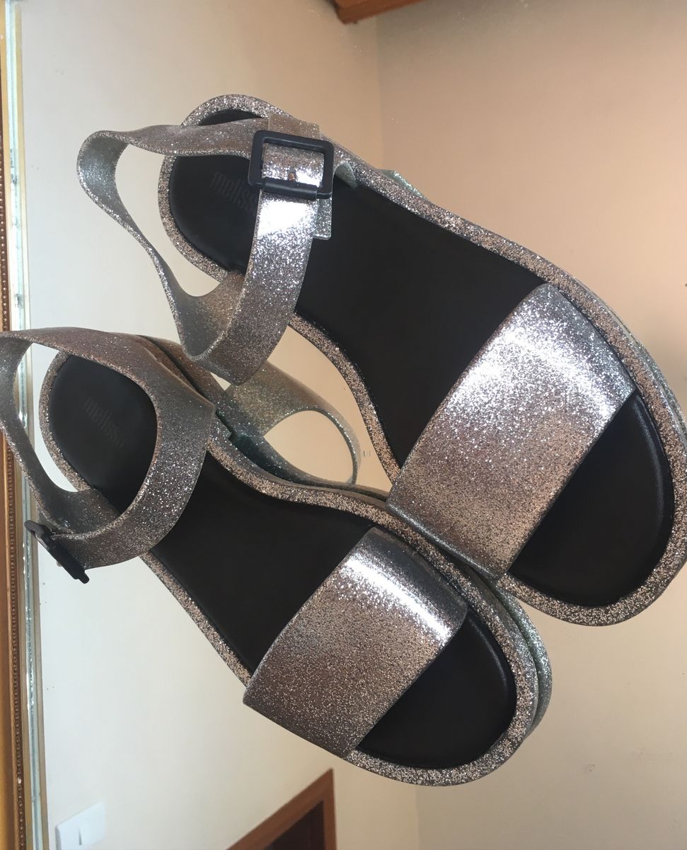 melissa mar sandal prata