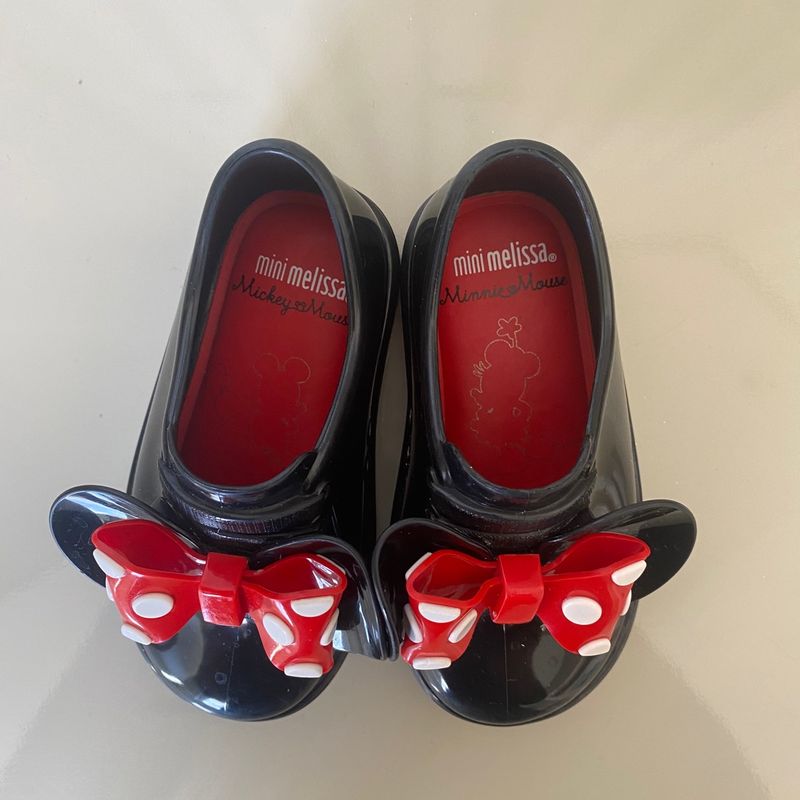 Tênis mini melissa store be minnie preto