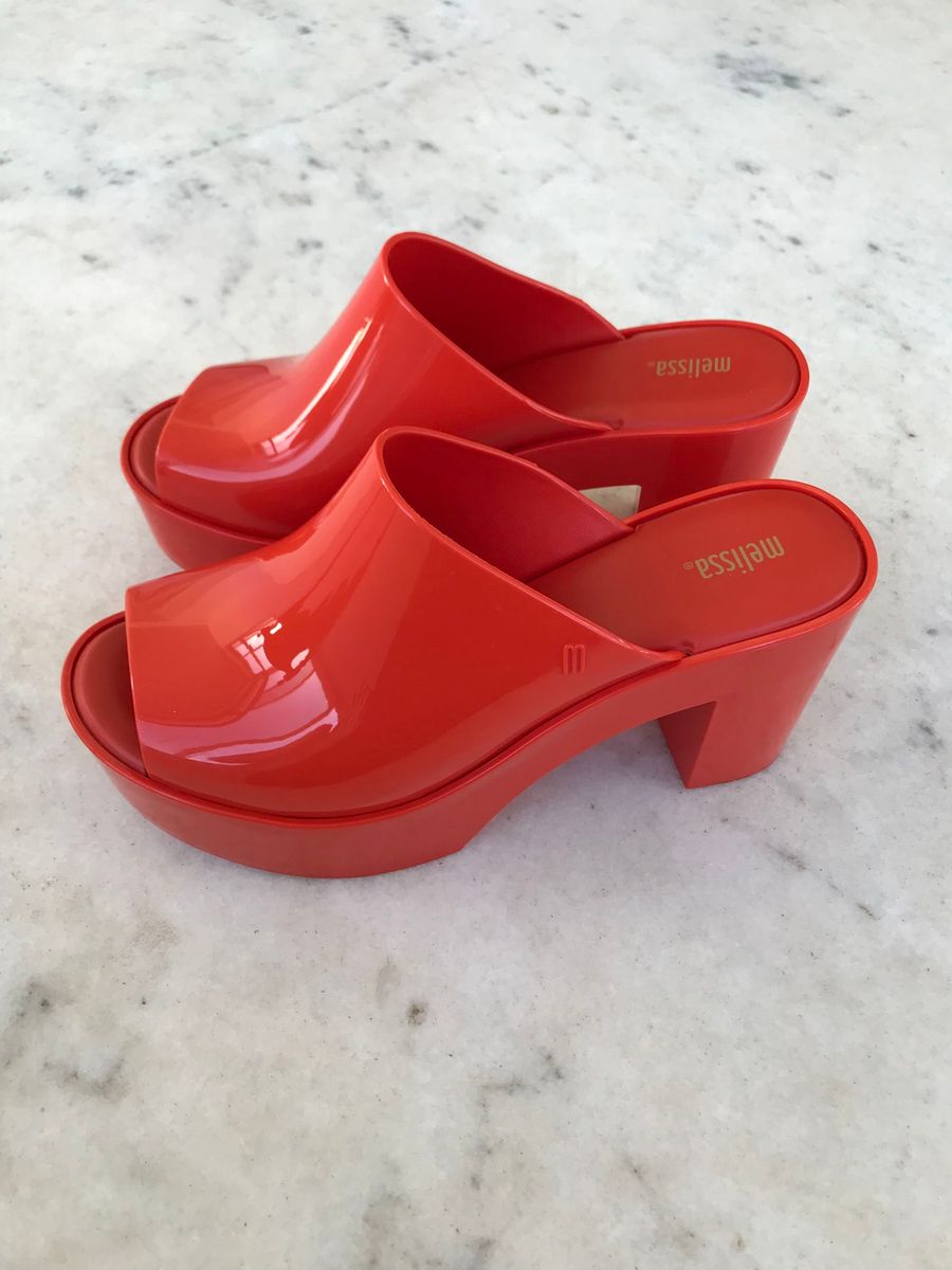 melissa mule vermelha