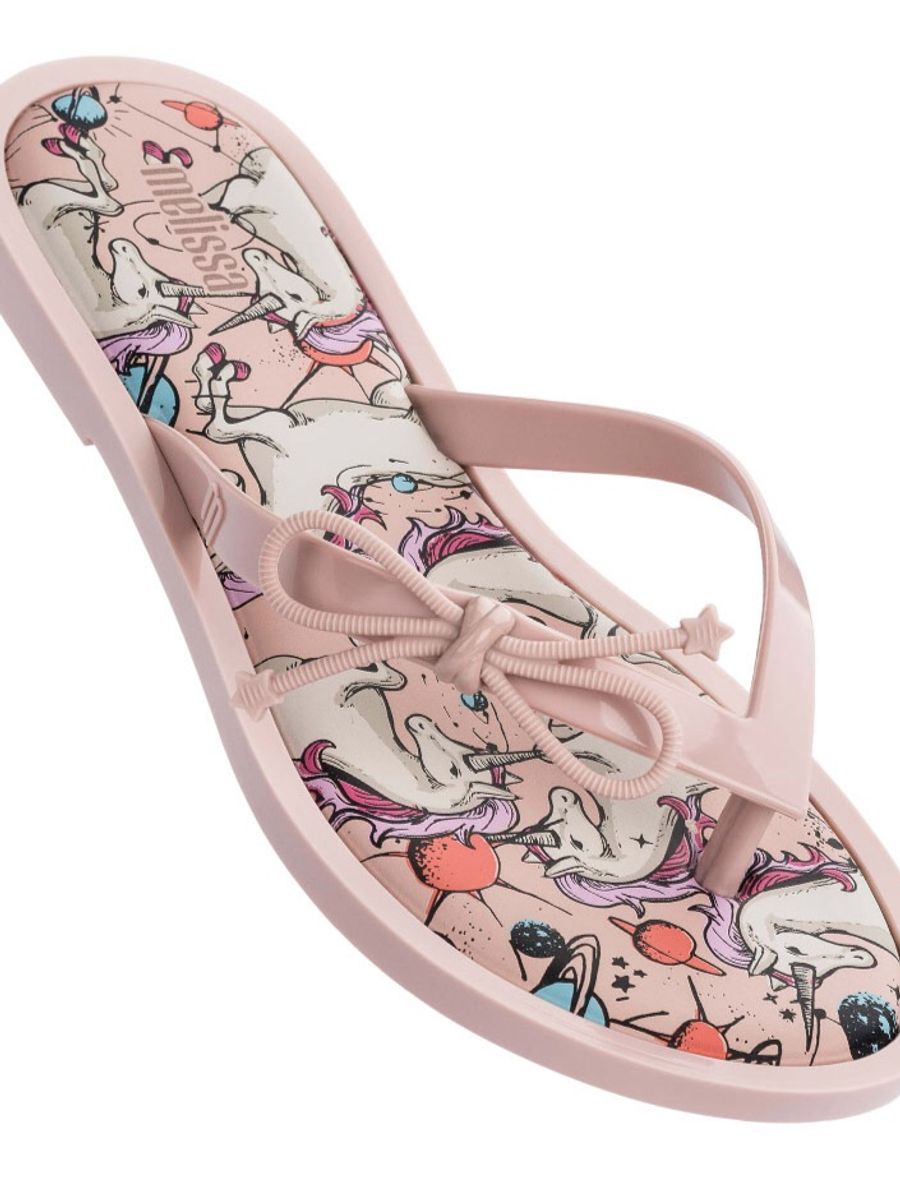 melissa unicornio chinelo