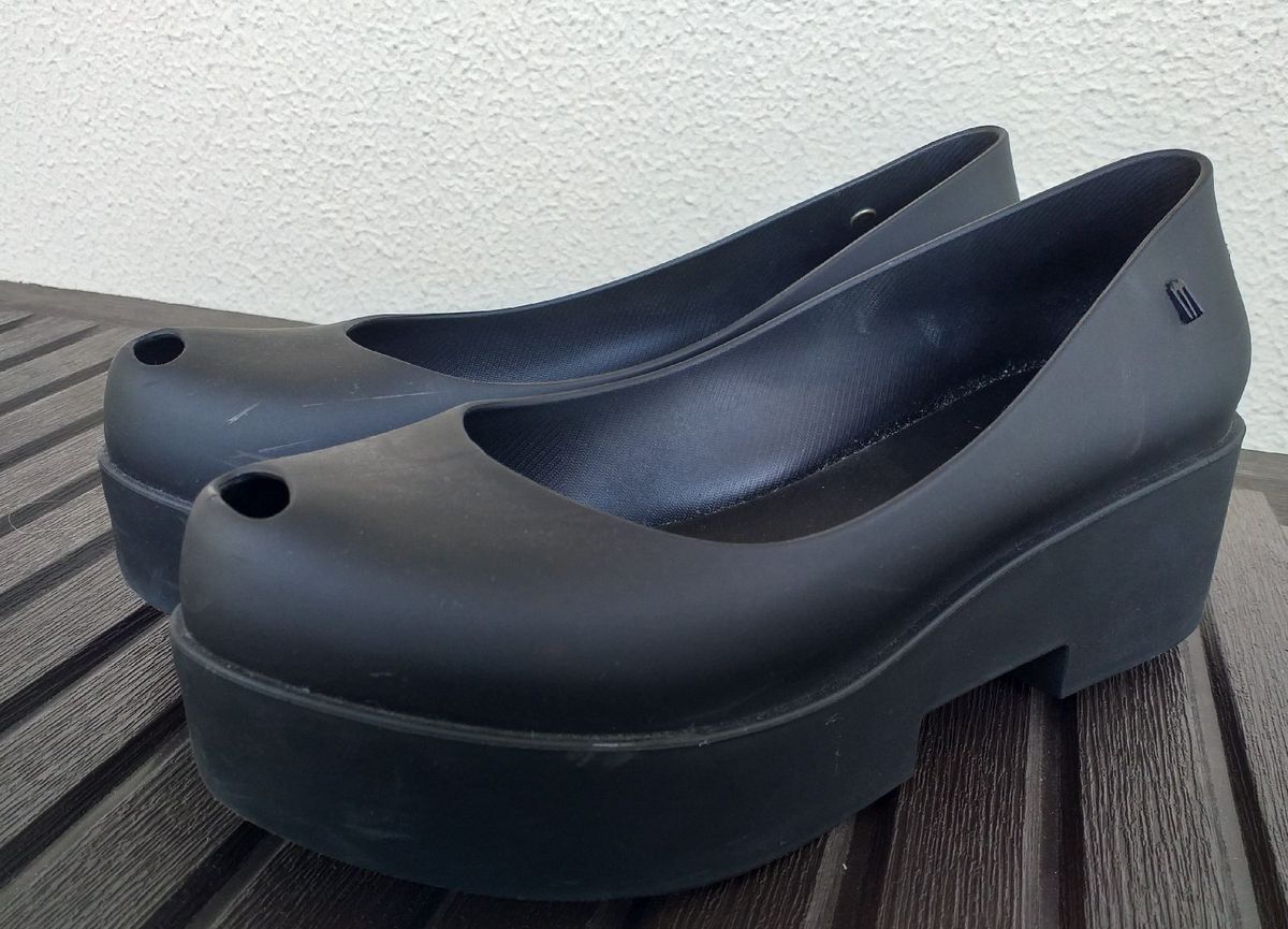 sapato plataforma melissa
