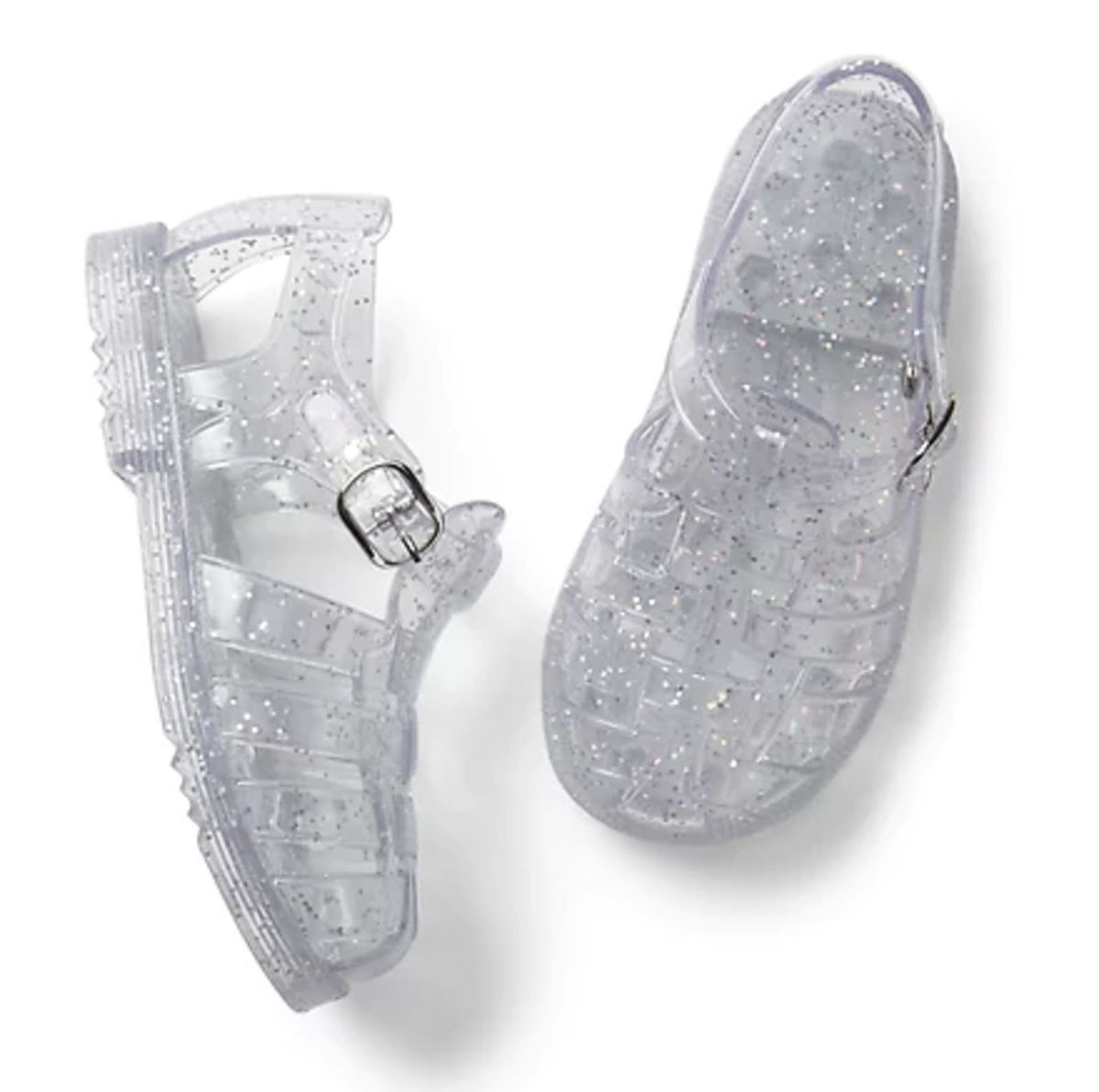 sapato infantil transparente