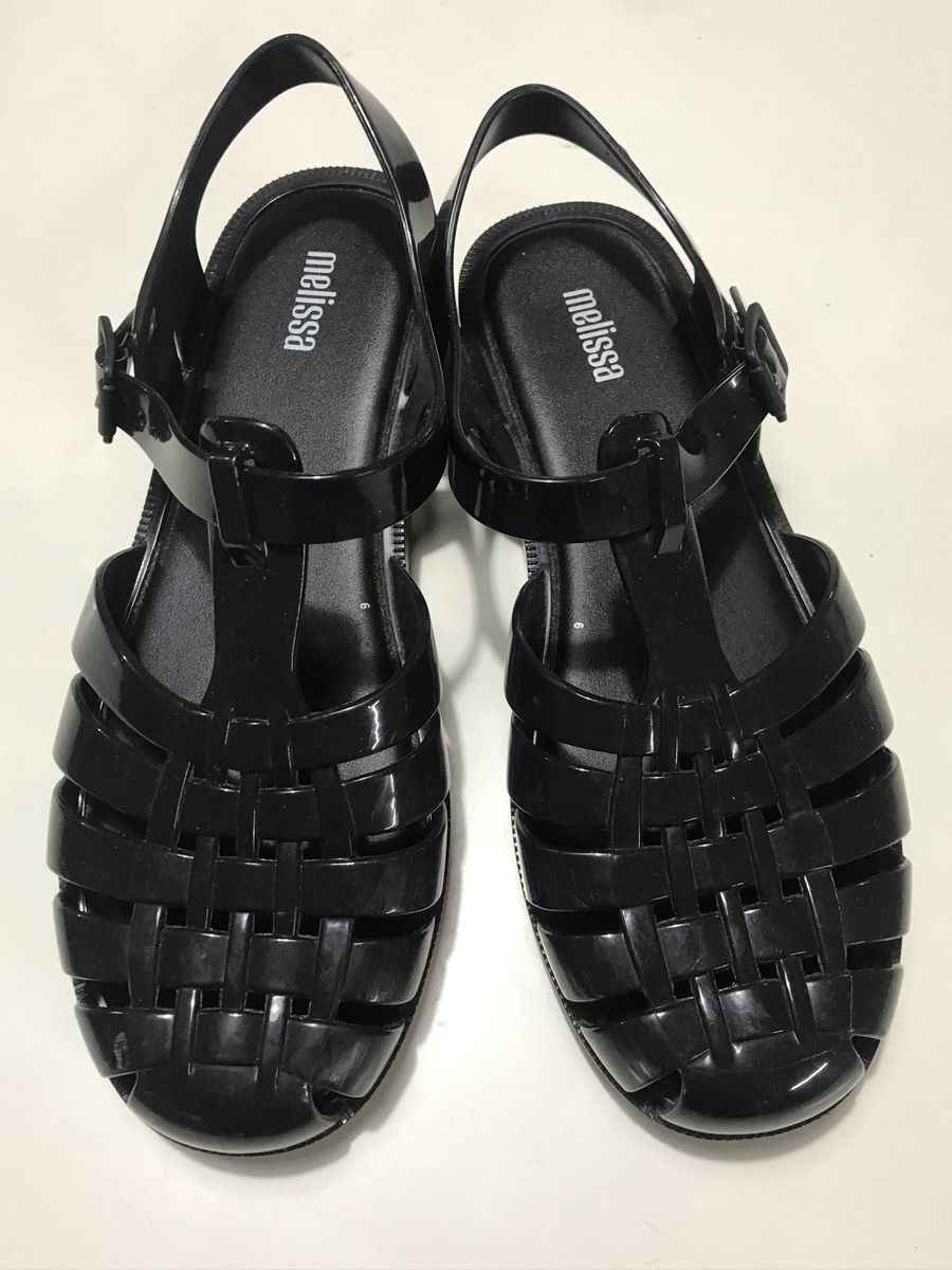 sandalia melissa preta