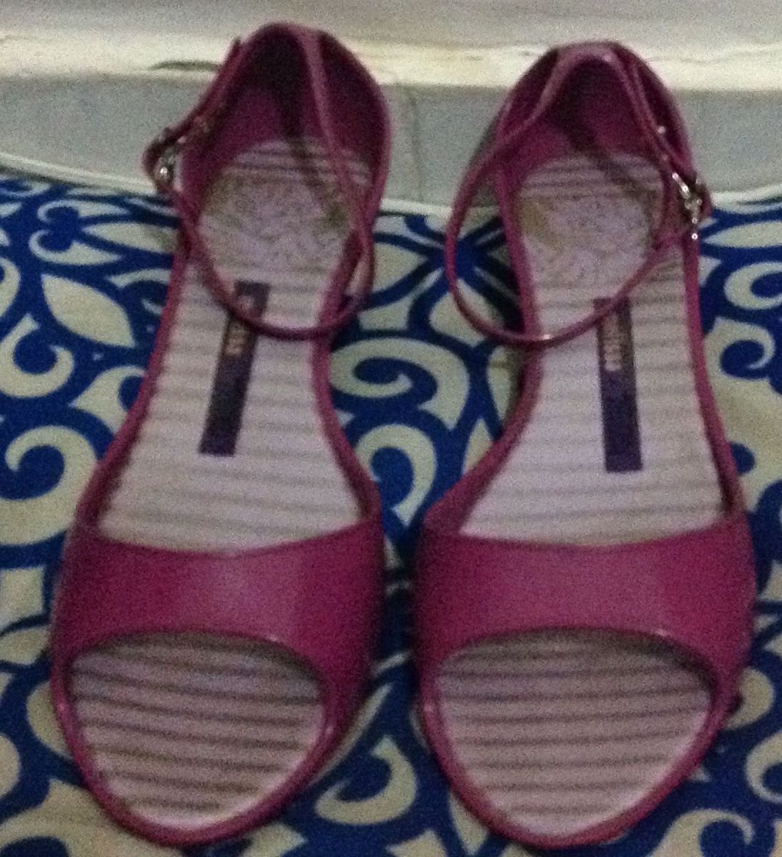 sandalia melissa salto baixo