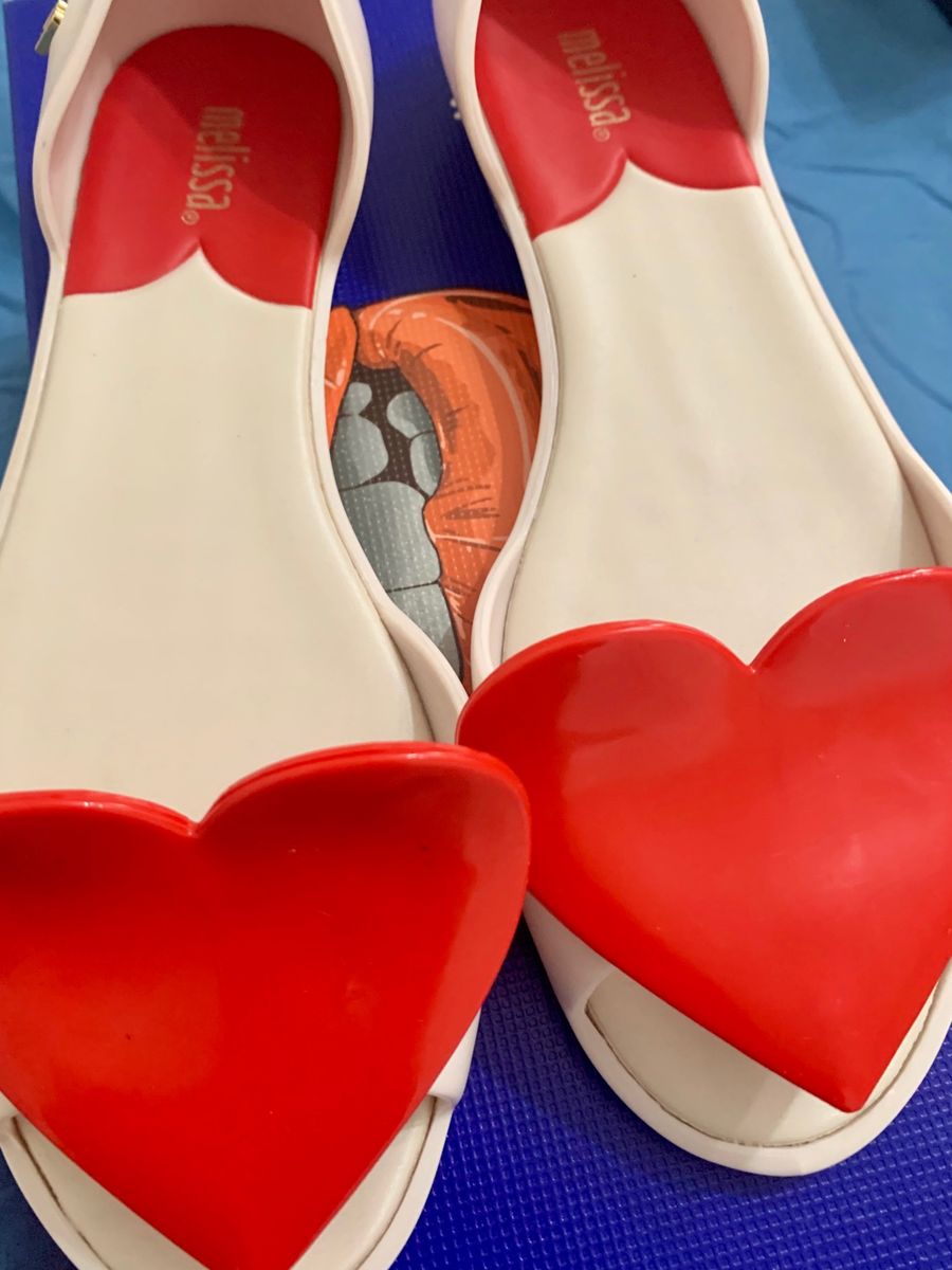 sandalia melissa coração