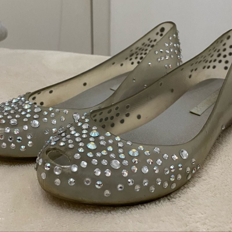 Sapatilha cheap swarovski melissa