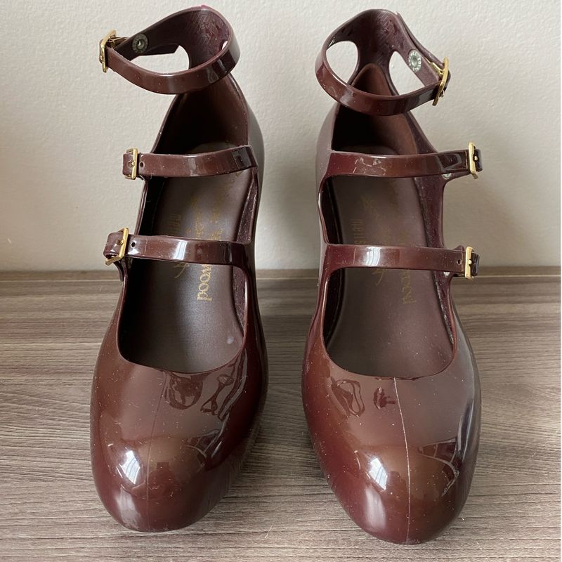 Melissa Three Straps Elevated + Vivienne Westwood | Melissa Usado