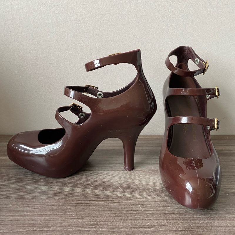 Melissa Three Straps Elevated + Vivienne Westwood | Melissa Usado
