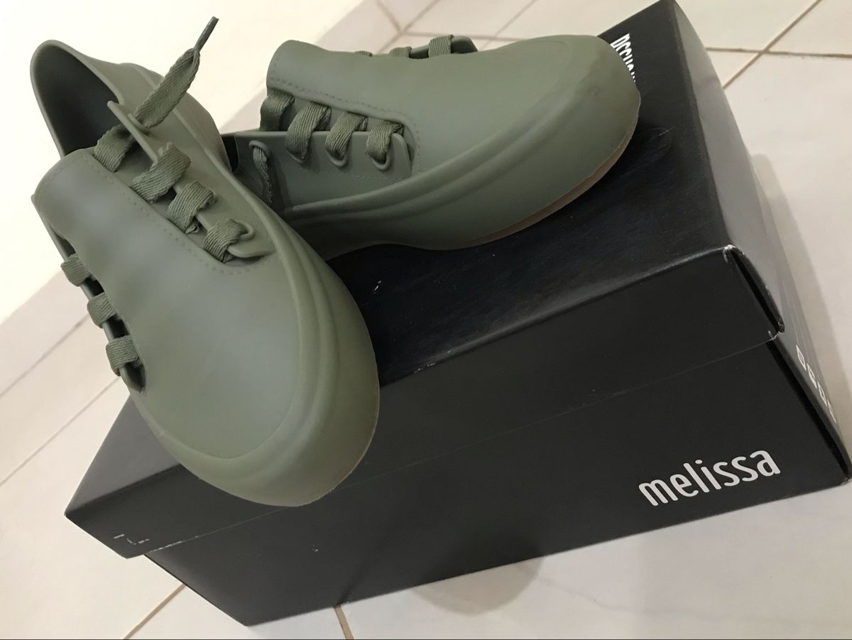 sapato melissa verde