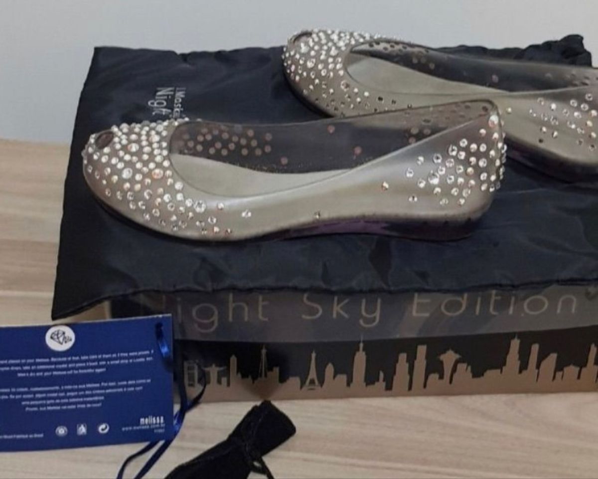 美品！J.MASKREY for Melissa スワロフスキー　レインシューズ J. Maskrey for Melissa Couture Swarovski Crystal Ballet