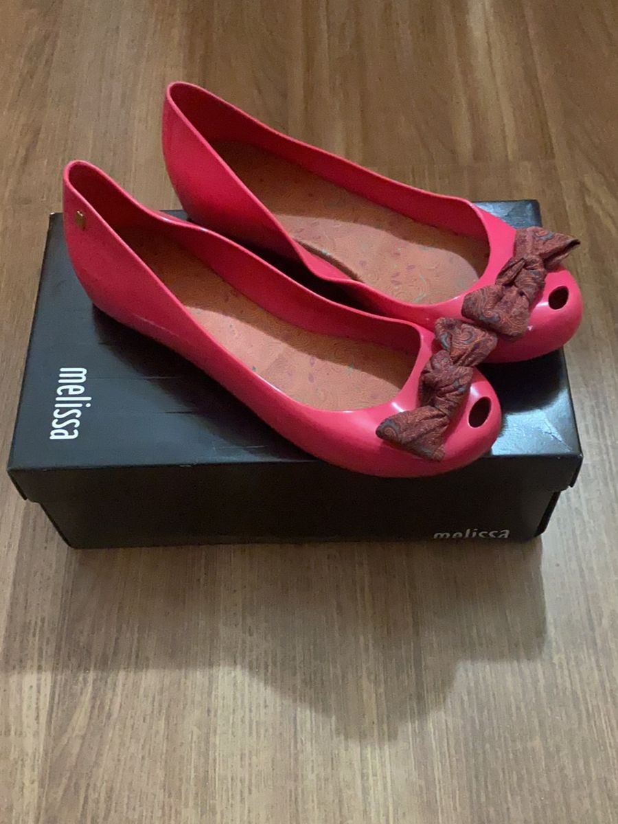 sandalia melissa laço