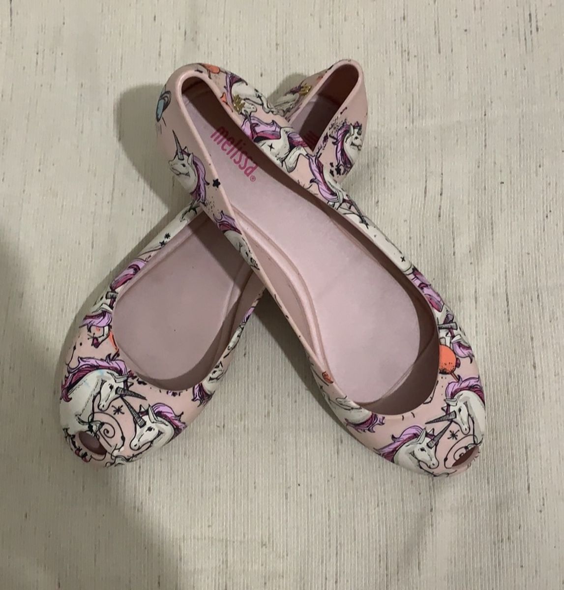 sapatilha melissa unicornio