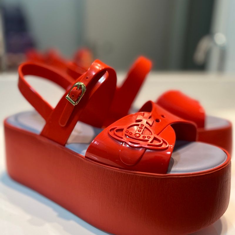 【極美品】Vivienne Westwood melissa 24cm Melissa Vivienne Westwood Anglomania + Mel Space Love - Preto