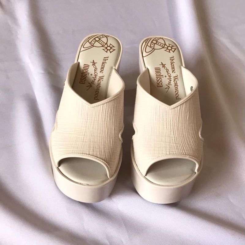 Melissa Vivienne Westwood Mule Branco 38 | Melissa Nunca Usado