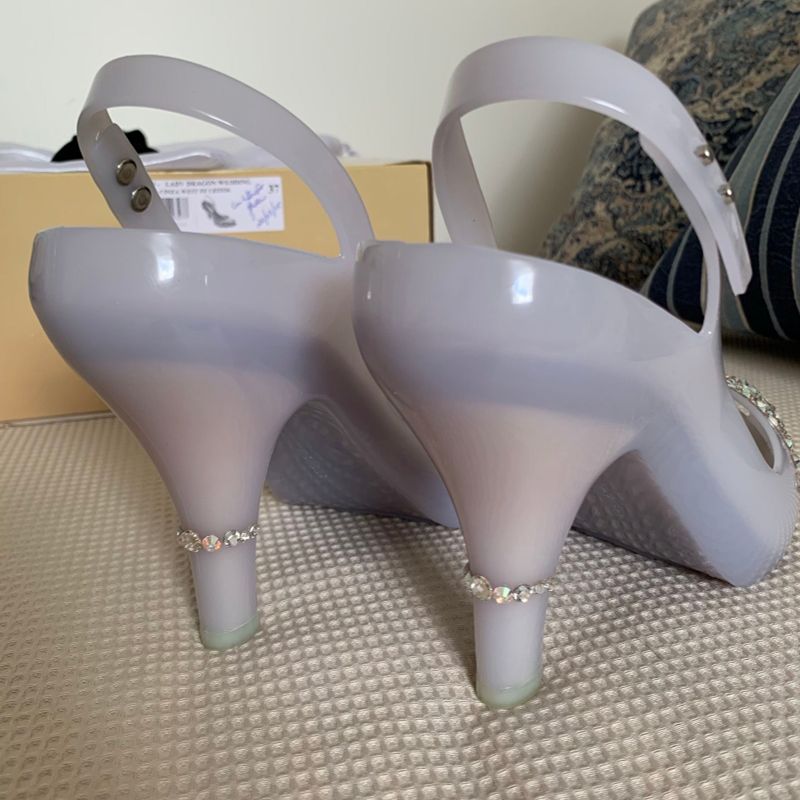 レア　J maskrey for melissa couture パンプス Melissa Wedding + J Maskrey | Sandália Feminina Melissa Nunca
