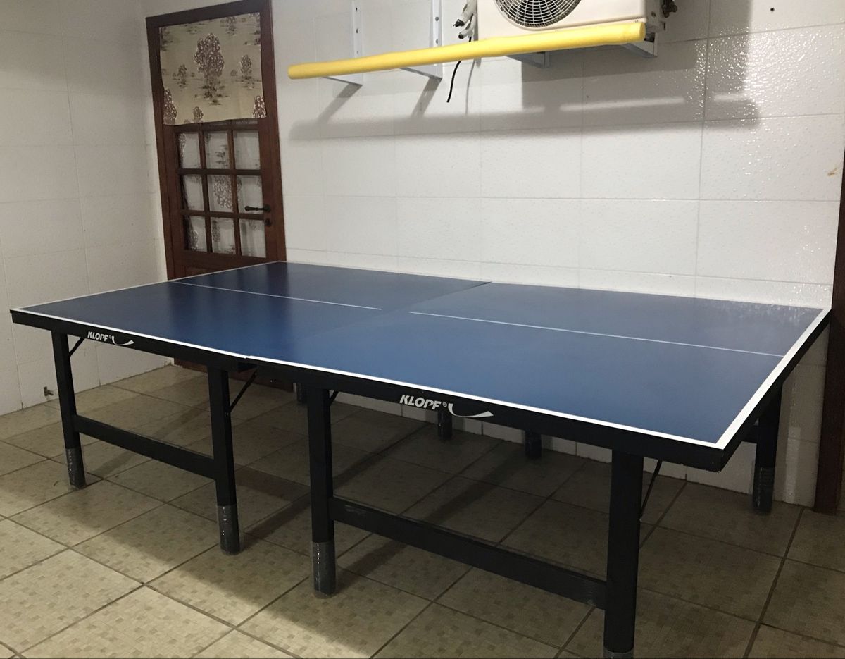 Mesa De Ping Pong Profissional Klopf Item P Esporte E Outdoor Klopf Usado Enjoei