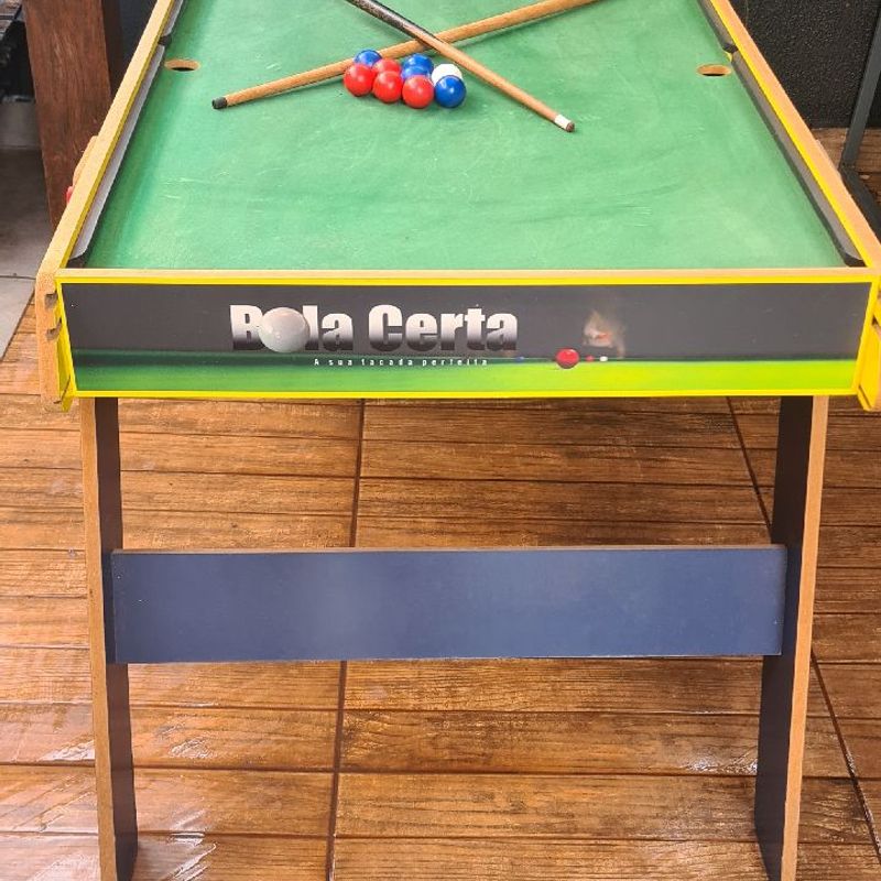 Mesa De Sinuca Infantil - Bola Certa - Xalingo