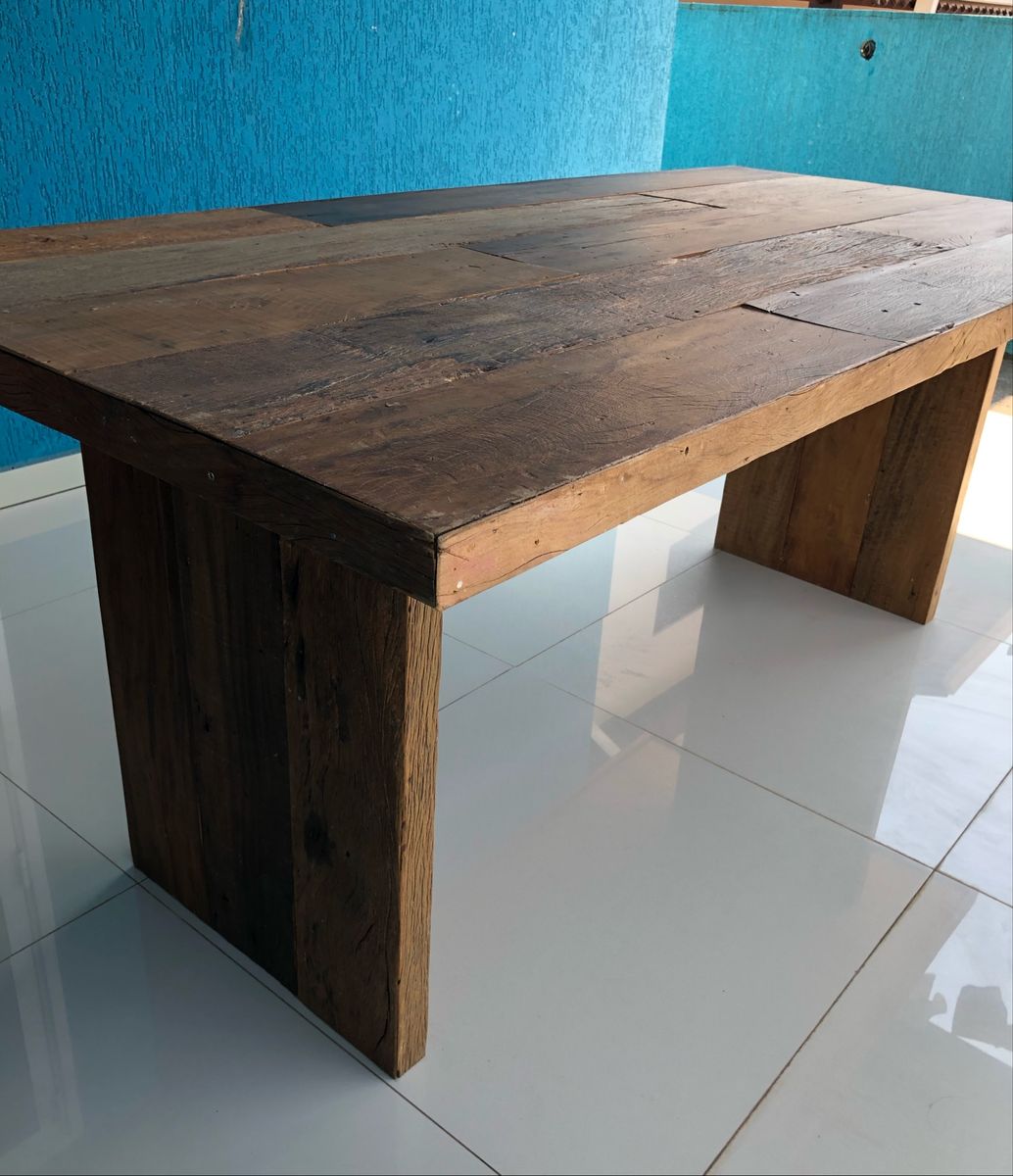 Projeto De Mesa De Madeira