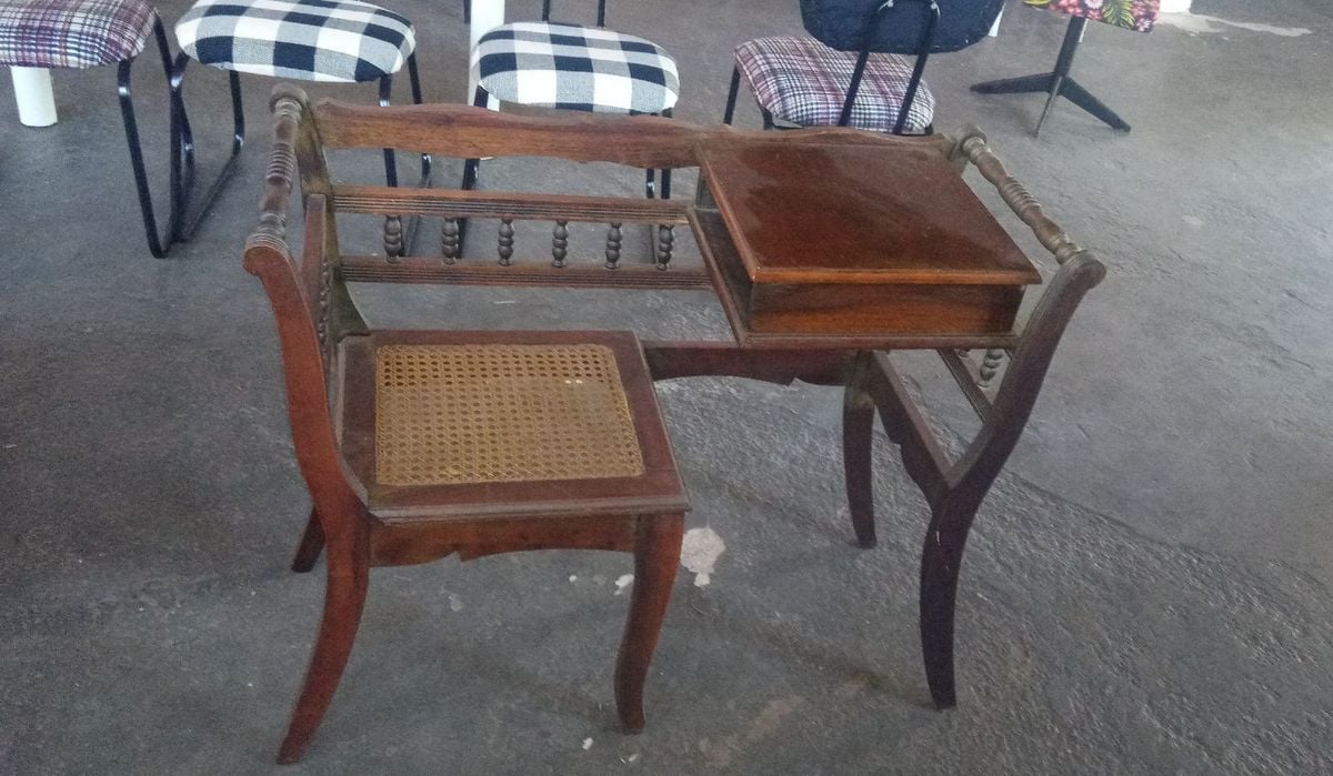 Mesinha Telefone Antiga Maciça | Móvel de Antiquário Mesinha Canto ...