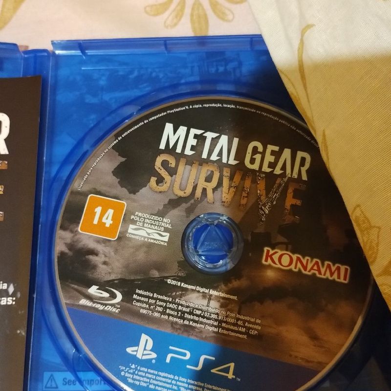 Jogo Metal Gear Survive - PS4 (Usado) - Elite Games - Compre na