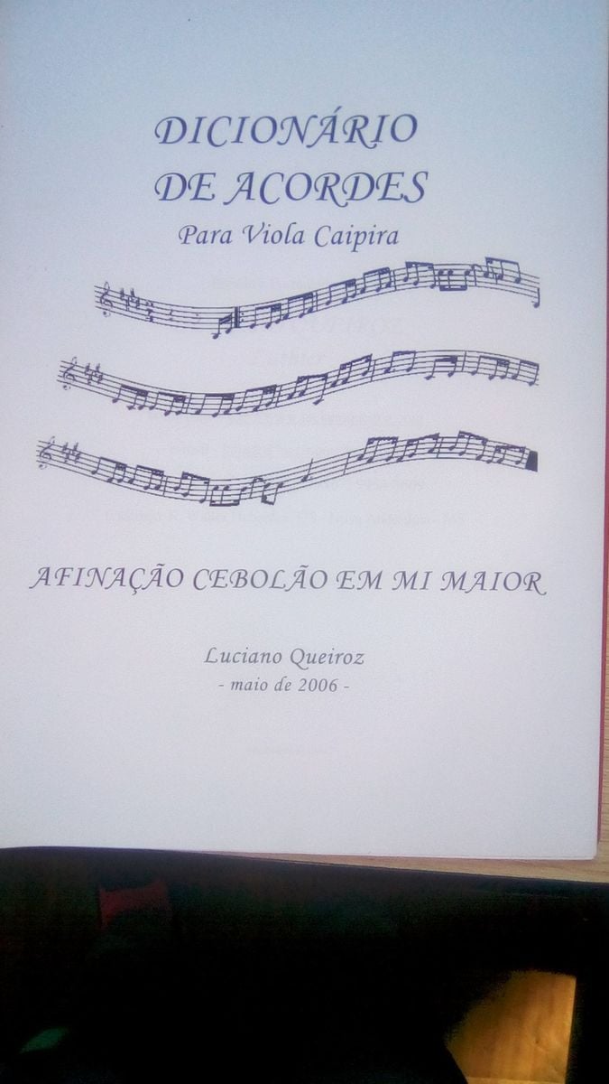Método Dicionário De Acordes Para Viola Caipira Livro Usado 86614880