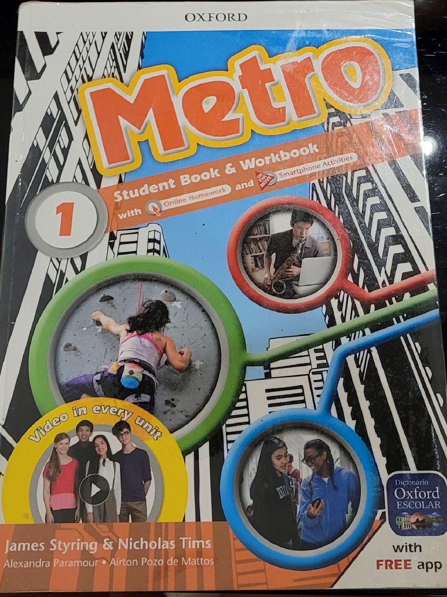 Metro 1 Student Book & Workbook | Livro Metro 1 Editora Oxford Usado ...