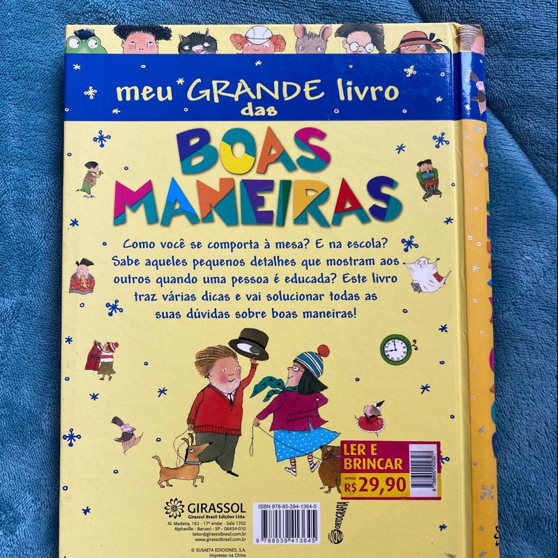 Meu Grande Livro Das Boas Maneiras | Livro Girassol Usado 108635656 | enjoei