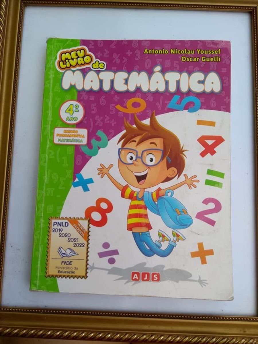 Meu Livro de Matemática 4º Ano | Livro Ajs Usado 40720327 | enjoei