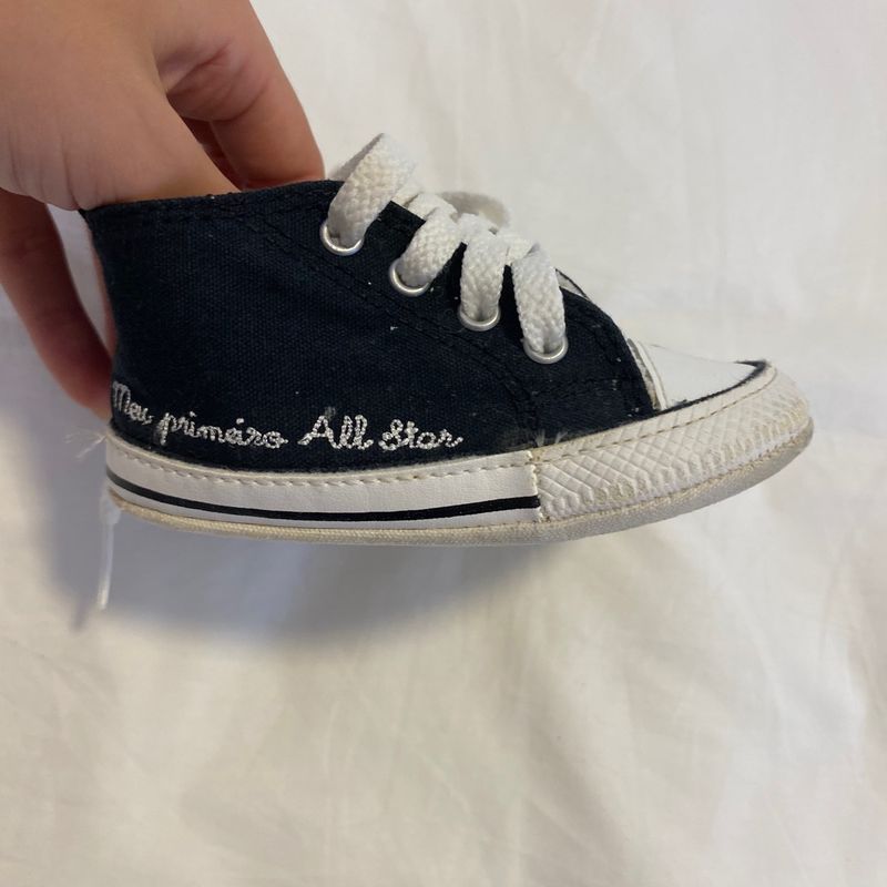 Meu primeiro all star hot sale preto