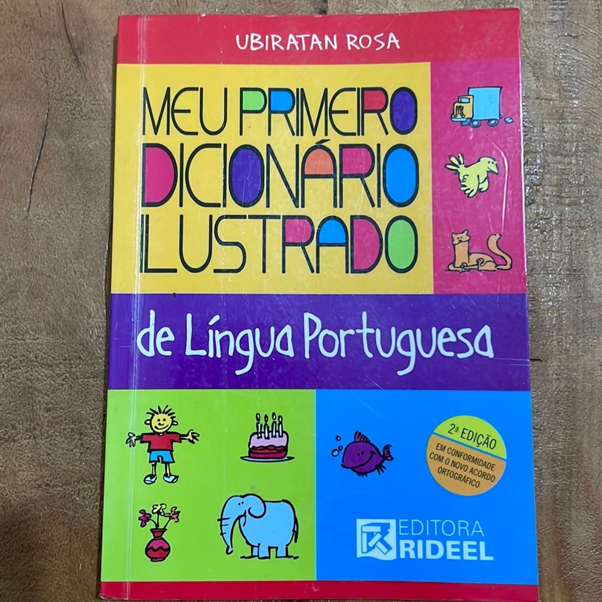 Meu Primeiro Dicionário Ilustrado De Língua Portuguesa Livro Editora Rideel Usado 83030061 