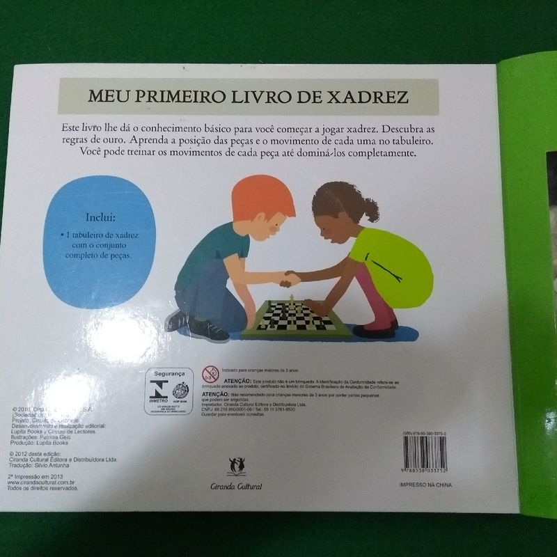 Meu Primeiro Livro De Xadrez - Livrarias Curitiba