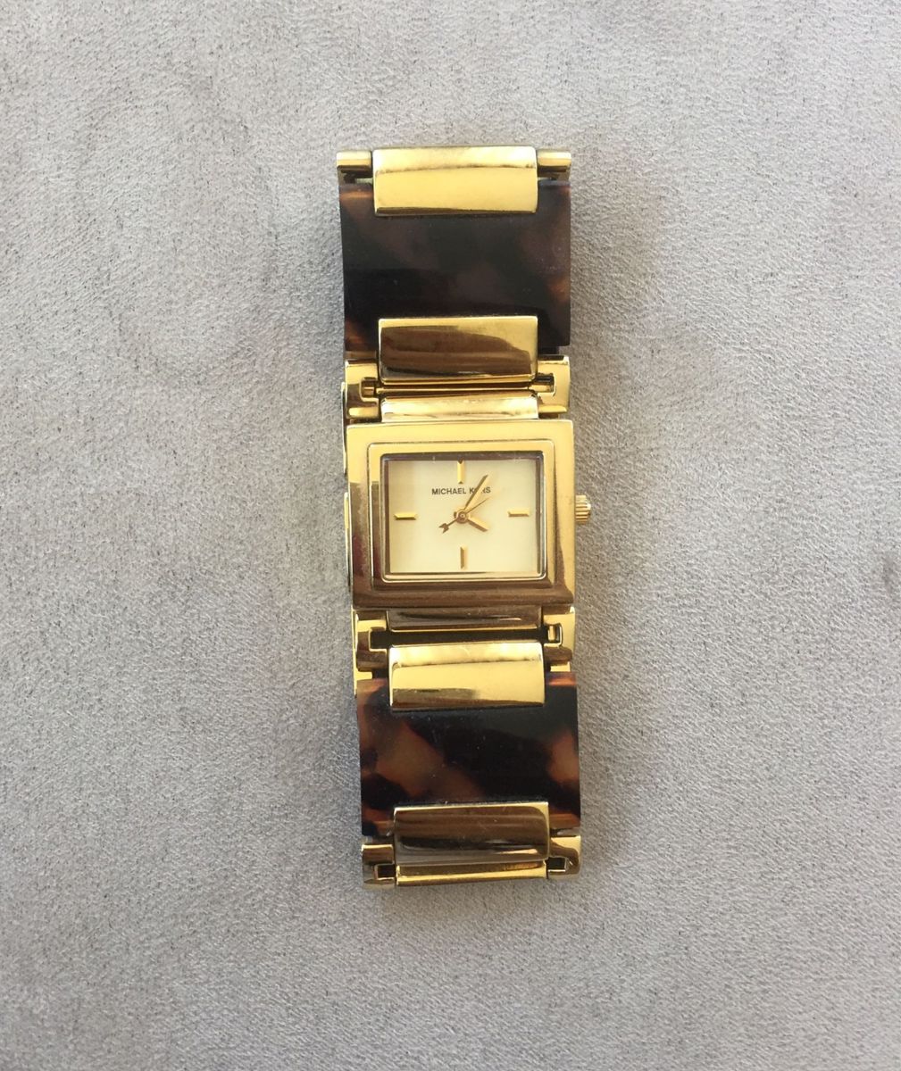 Relogio michael best sale kors quadrado