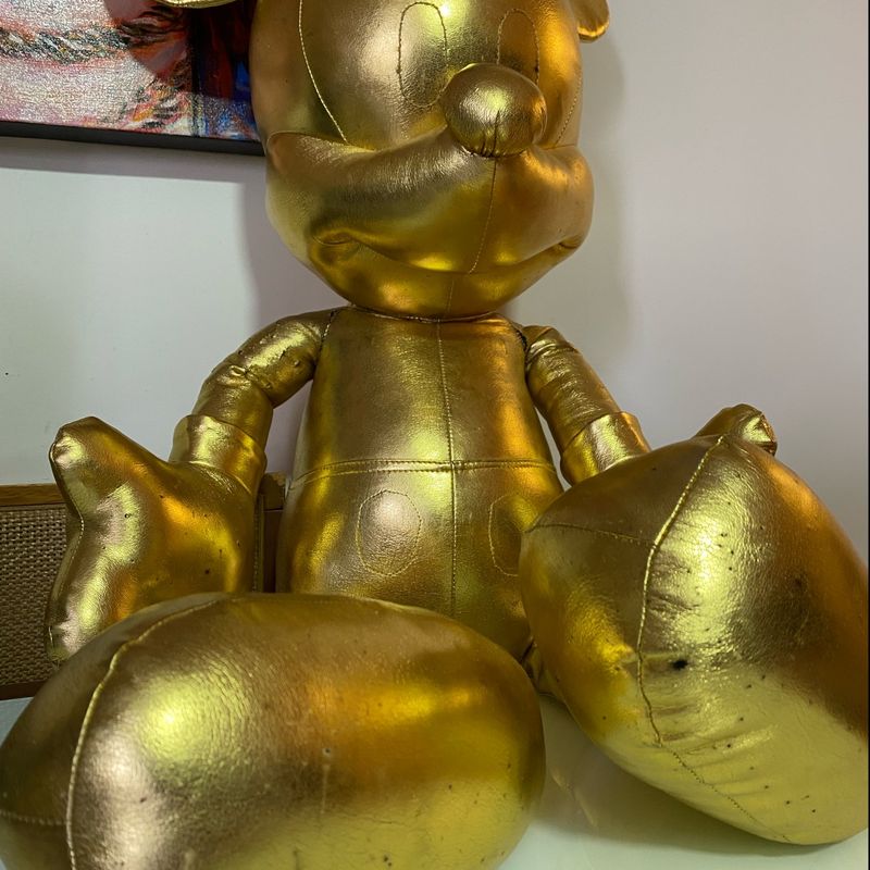 Gold best sale mickey plush