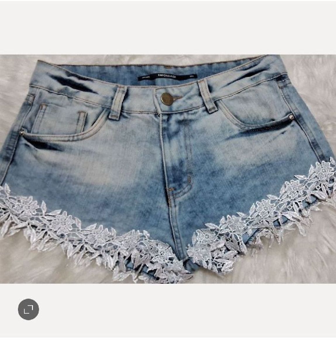 Micro Short Jeans | Shorts Feminino Emporio Alex Usado 84141562 | enjoei