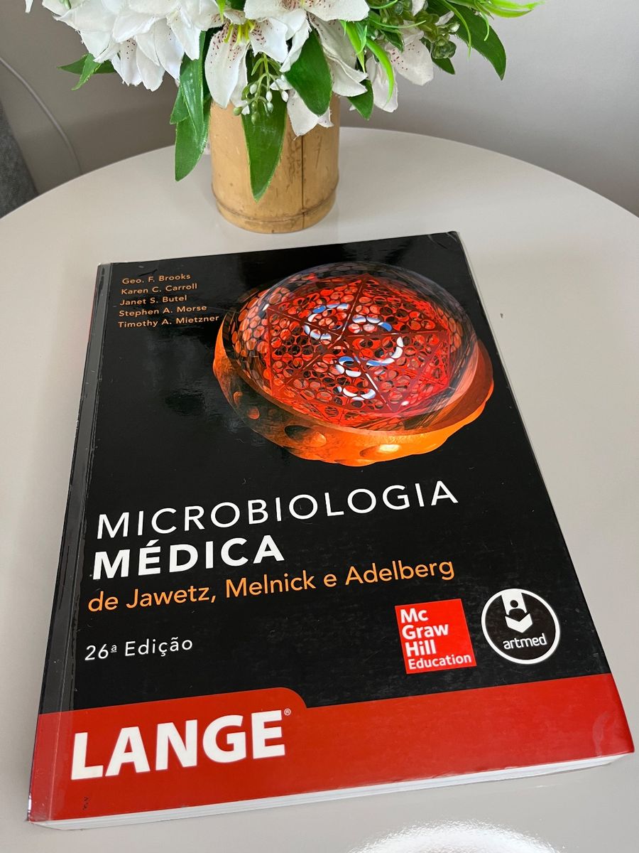 Microbiologia Médica De Jawetz, Melnick & Adelberg | Livro Artmed Usado ...