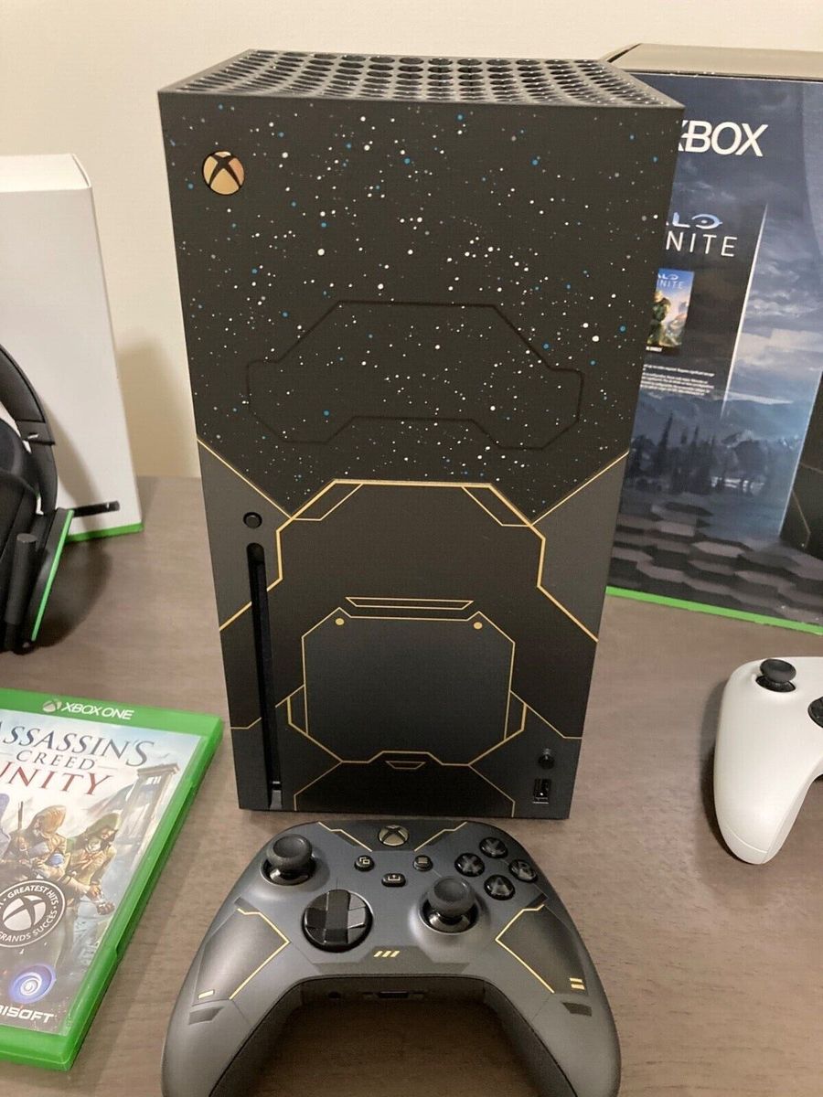  Xbox Series X – Halo Infinite Limited Edition Console Bundle :  Video Games