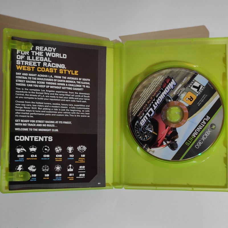 Midnight Club Los Angeles Complete Edition para Xbox 360 - Seminovo