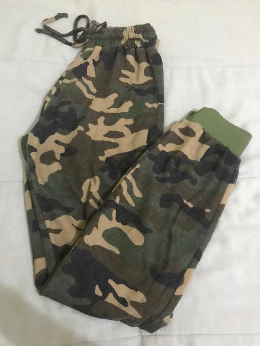 calça militar feminina moletom