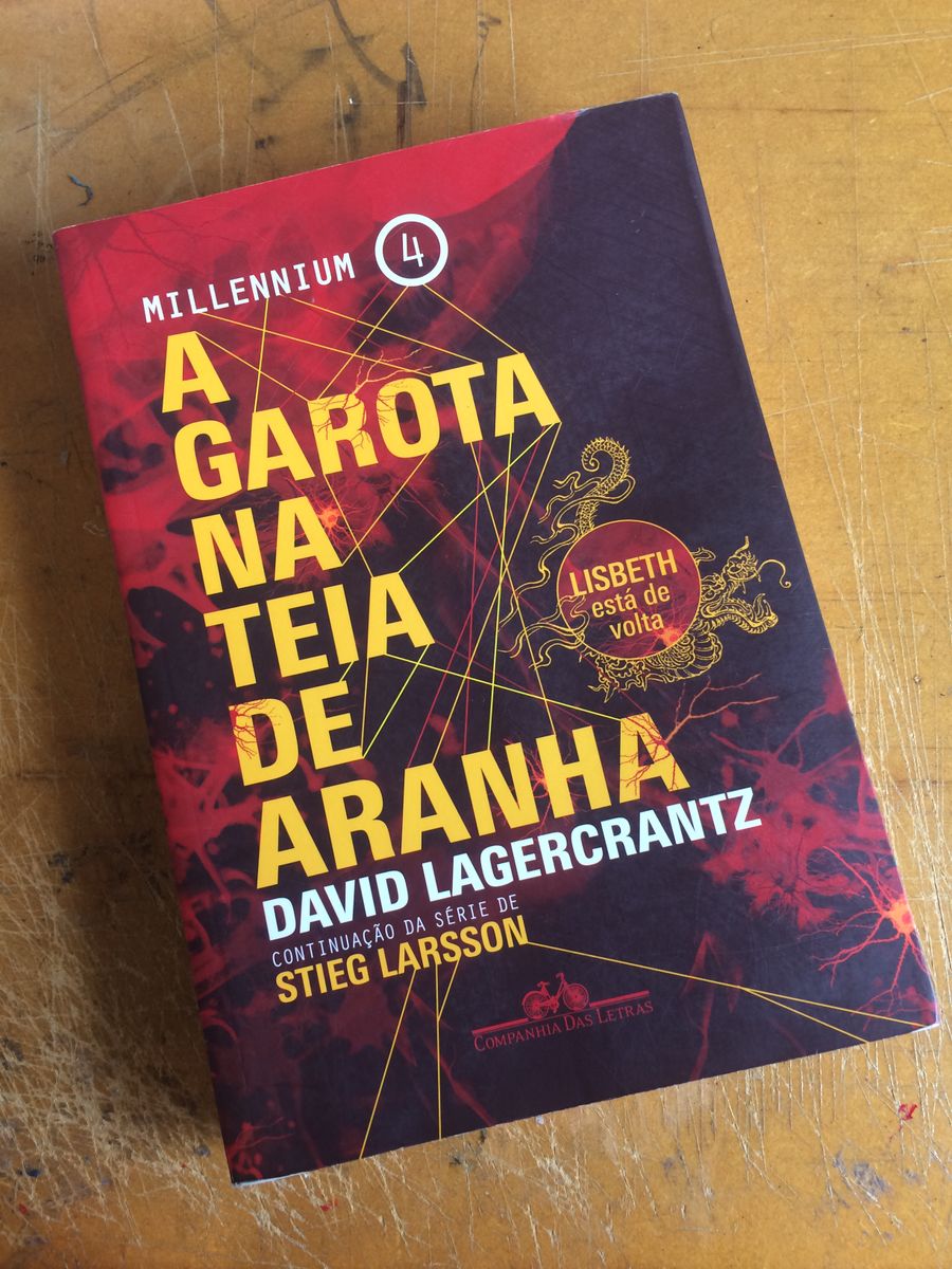 Millennium a Garota Na Teia de Aranha David Lagercrantz Livro
